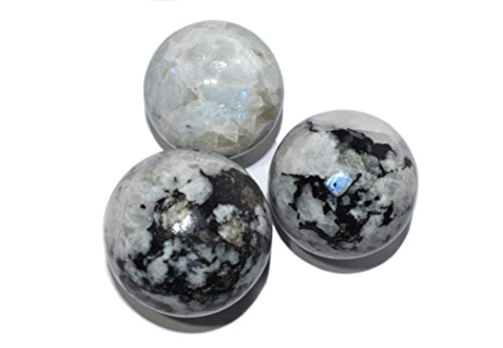 Rainbow Moonstone Chakra Balancing Sphere, Natural Healing Stone